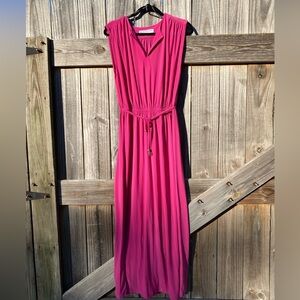 Emma & Michele Elegant Pink Maxi Dress